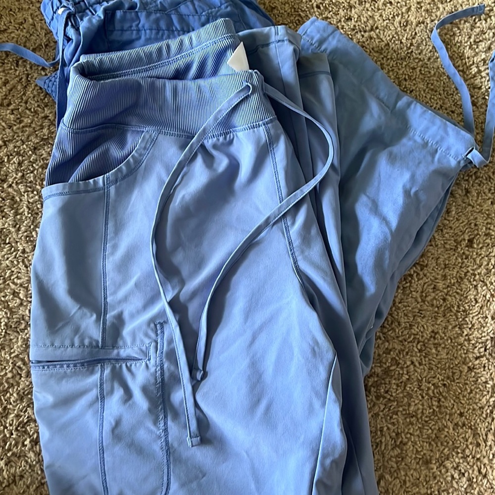 Blue scrubs